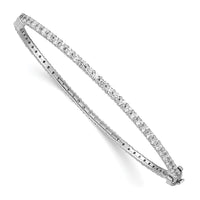 14kw 2 1/2ct Lab Grown Diamond VS/SI+ G+ Complete Eternity Bangle