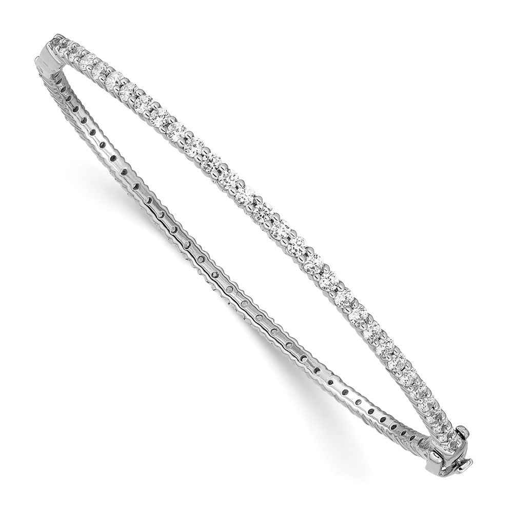 14kw 2 1/2ct Lab Grown Diamond VS/SI+ G+ Complete Eternity Bangle