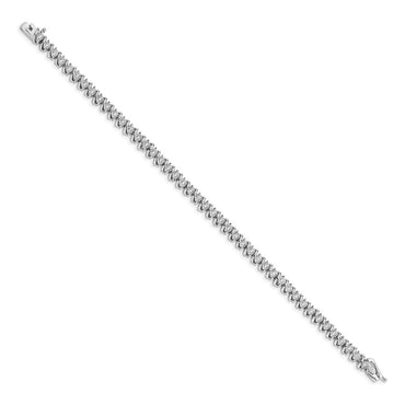 14kw 7/8ct Lab Grown Dia VS/SI+ G+ 7.5in Comp Tennis Bracelet