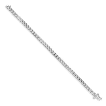 14kw 2ct Lab Grown Dia VS/SI+ G+ 7in Comp Illusion Setting Bracelet