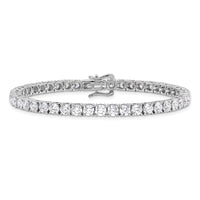 14kw 10 ct Lab Grown Dia VS/SI+ G+ Comp Round Tennis Bracelet