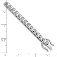 14kw 10 ct Lab Grown Dia VS/SI+ G+ Comp Round Tennis Bracelet