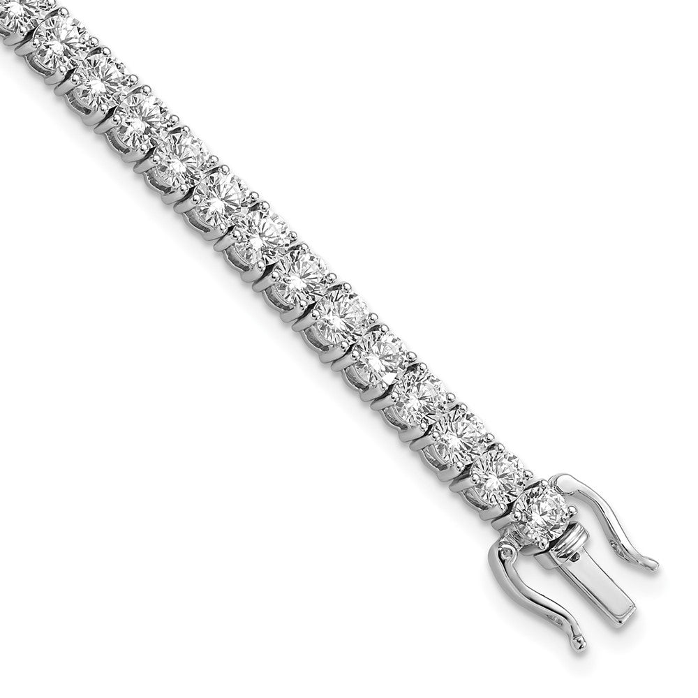 14kw 10 ct Lab Grown Dia VS/SI+ G+ Comp Round Tennis Bracelet