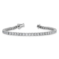14k 7 7/8ct Lab Grown Dia VS/SI+ G+ Comp Round Tennis Bracelet
