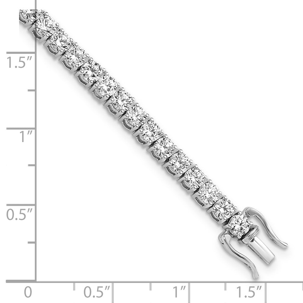 14k 7 7/8ct Lab Grown Dia VS/SI+ G+ Comp Round Tennis Bracelet
