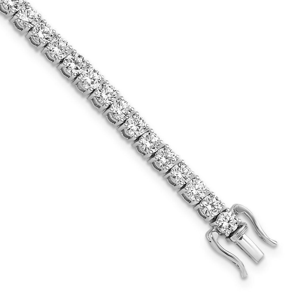 14k 7 7/8ct Lab Grown Dia VS/SI+ G+ Comp Round Tennis Bracelet