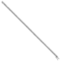 14k 4 3/8ct Lab Grown Dia VS/SI+ G+ 7.5in Comp Tennis Bracelet