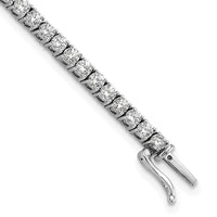 14k 4 3/8ct Lab Grown Dia VS/SI+ G+ 7.5in Comp Tennis Bracelet