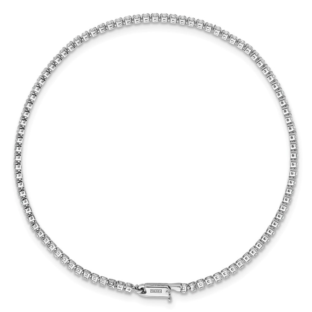 14k 1 1/3 ct Lab Grown Dia VS/SI+ G+ Comp Round Tennis Bracelet