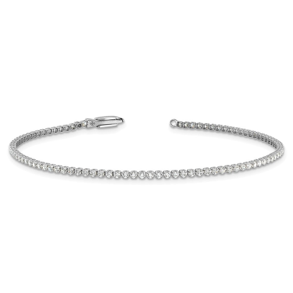 14k 1 1/3 ct Lab Grown Dia VS/SI+ G+ Comp Round Tennis Bracelet
