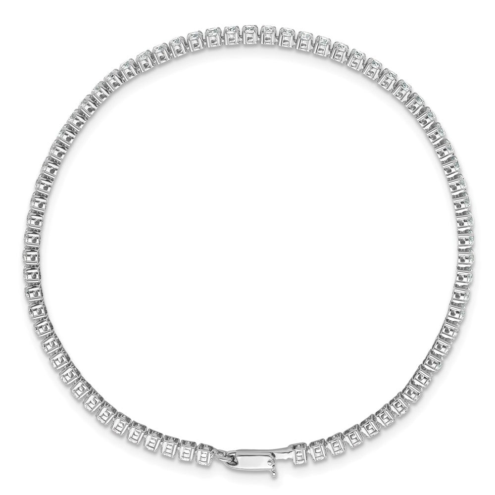 14kw 3 1/5ct Lab Grown Dia VS/SI+ G+ Comp Round Tennis Bracelet