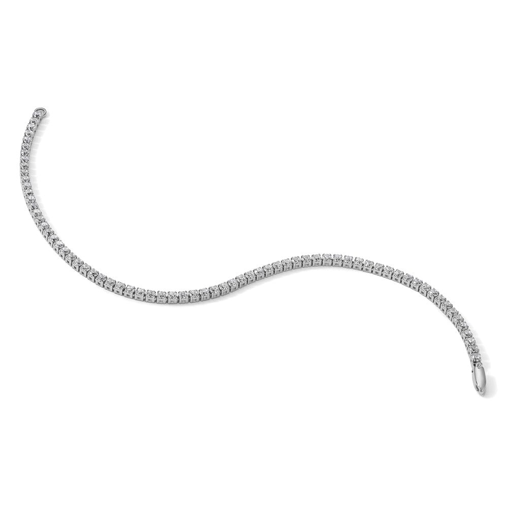 14kw 3 1/5ct Lab Grown Dia VS/SI+ G+ Comp Round Tennis Bracelet