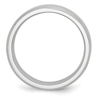Cobalt Beveled Edge Satin 7mm Band