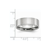 Cobalt Flat Satin 7mm Band