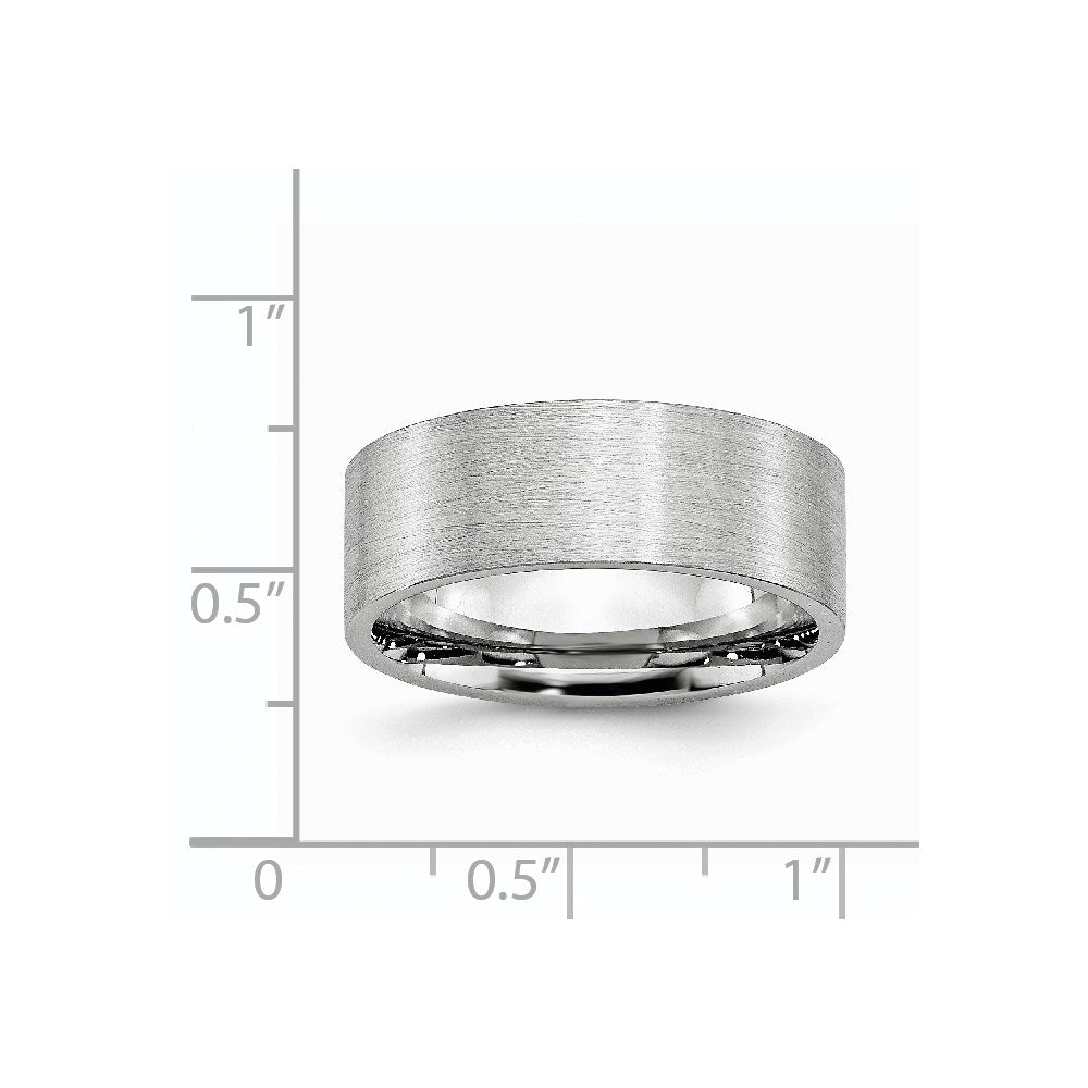 Cobalt Flat Satin 8mm Band