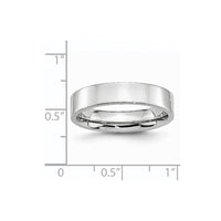 Cobalt Flat Polished 5mm Band