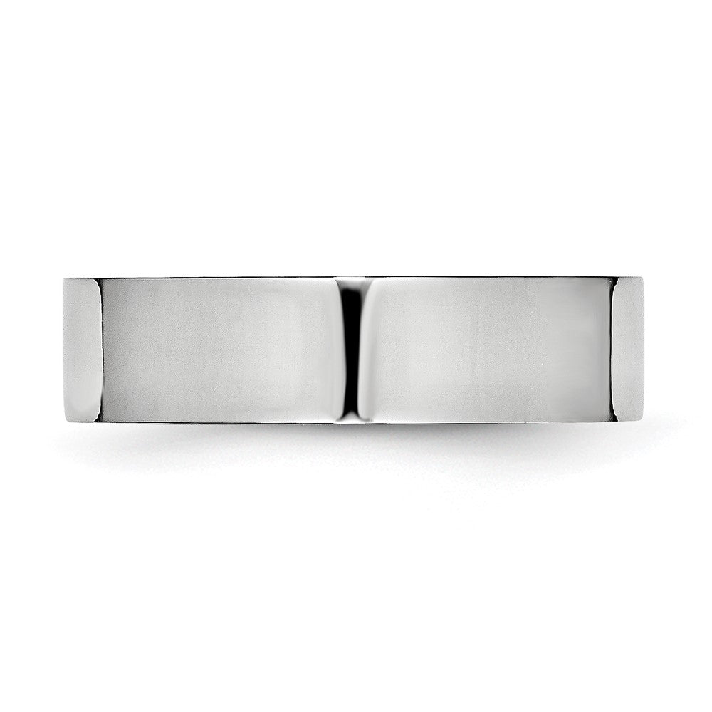 Cobalt Flat Polished 6mm Band