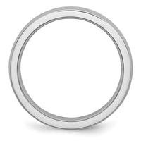 Cobalt Polished 4mm Half Round Band