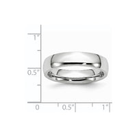 Cobalt Polished 5mm Half Round Band