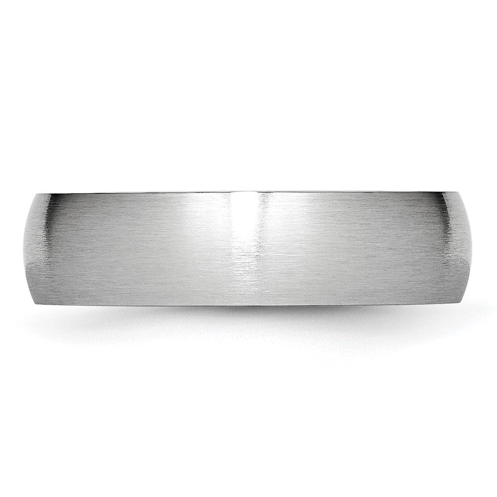 Cobalt Satin 6mm Half Round Band