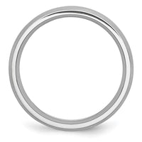 Cobalt Satin and Polished Grooved 6mm Band