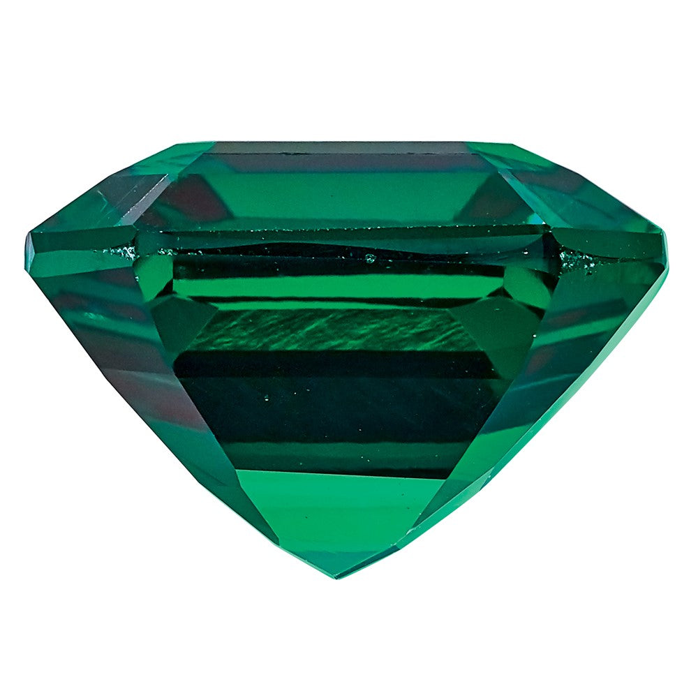 7x5mm Emerald Cut Lab Created Emerald