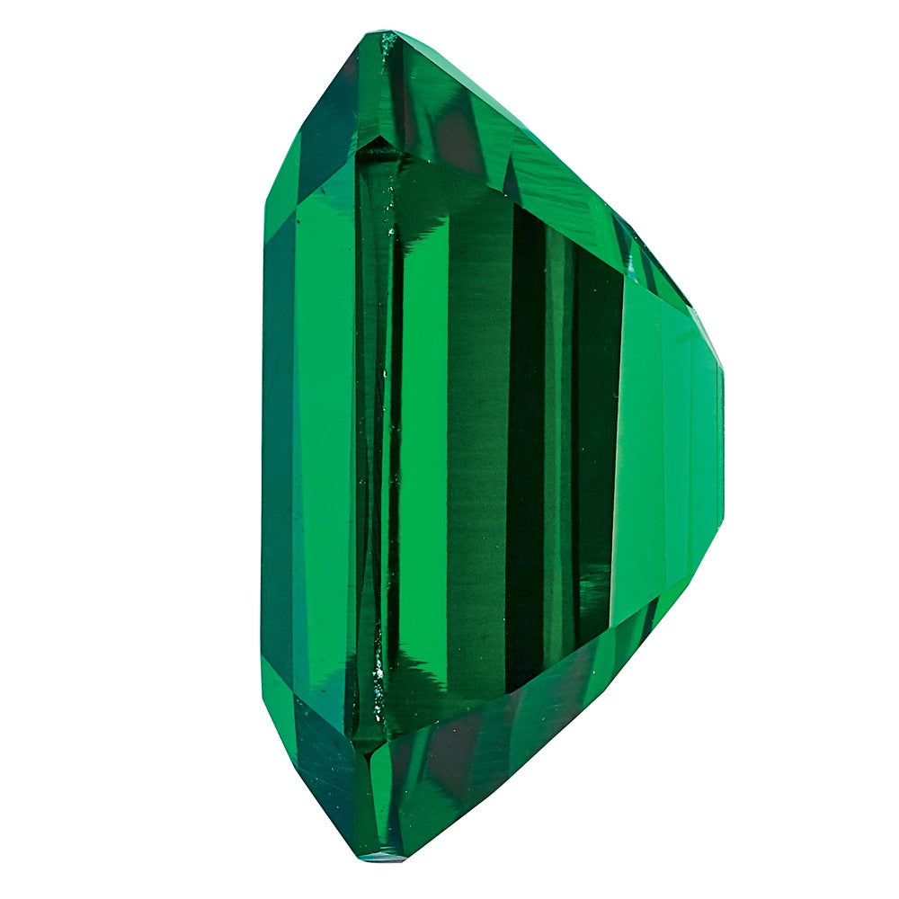 12x10mm Emerald Cut Lab Created Emerald