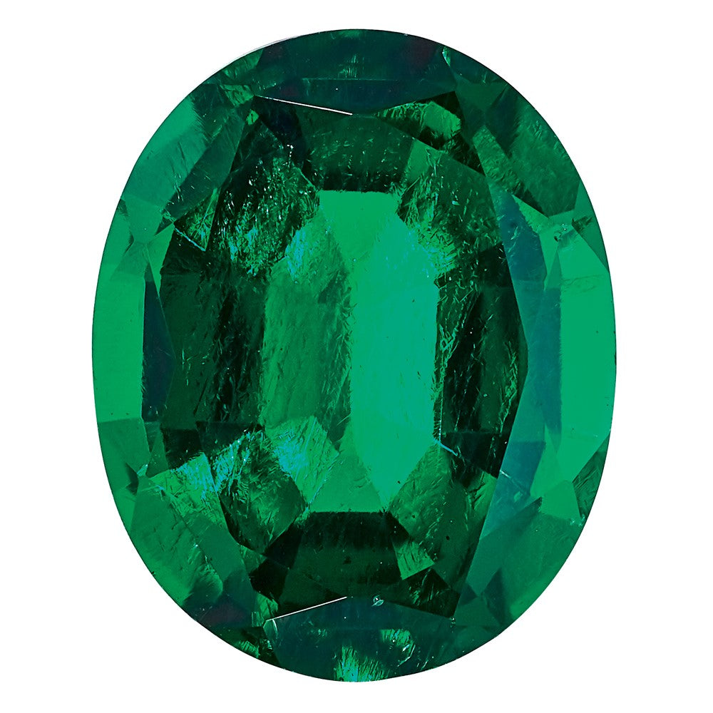 5x3mm Oval Lab Created Emerald