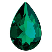 9x6mm Pear Lab Created Emerald