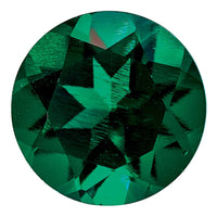 1.25mm Round Lab Created Emerald