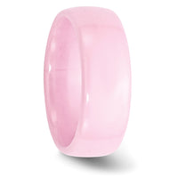 Ceramic Pink 8mm Polished Band