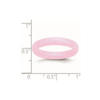 Ceramic Pink 4mm Polished Band