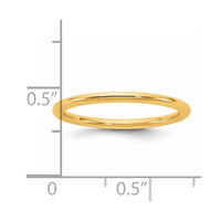 14KY 1.5mm Standard Comfort Fit Band Size 10.5