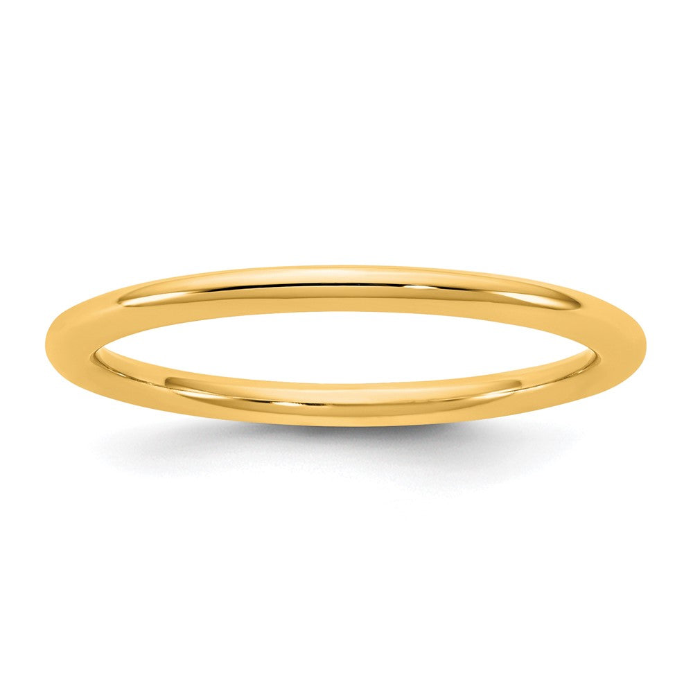 10KY 1.5mm Standard Comfort Fit Band Size 7