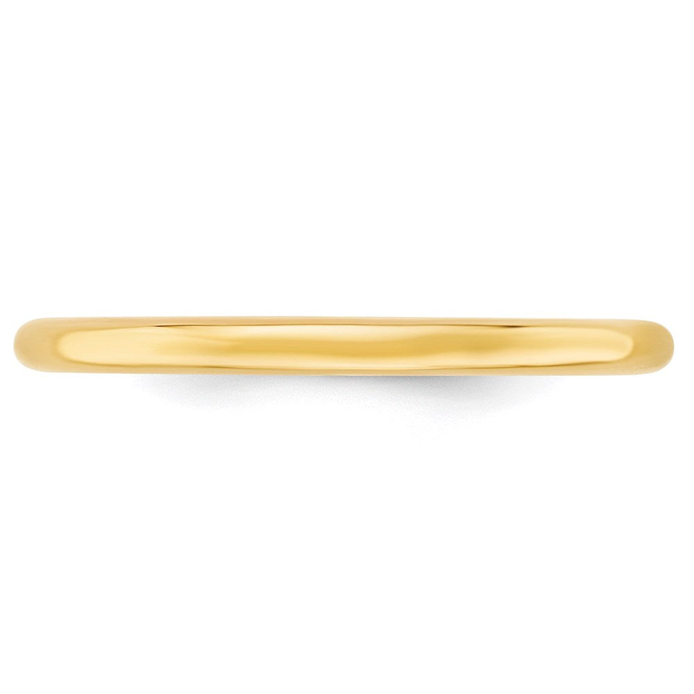 14KY 2mm Standard Comfort Fit Band Size 13