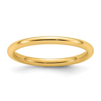 14KY 2mm Standard Comfort Fit Band Size 10.5