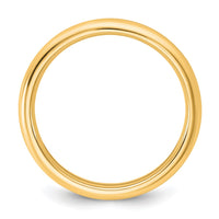 14KY 2.5mm Standard Comfort Fit Band Size 7.5
