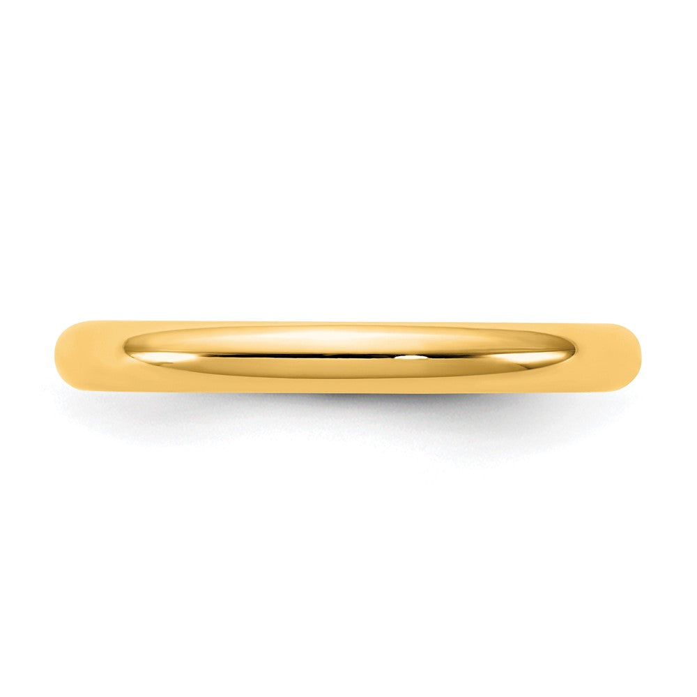 10KY 2.5mm Standard Comfort Fit Band Size 7.5