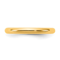 10KY 2.5mm Standard Comfort Fit Band Size 12.5