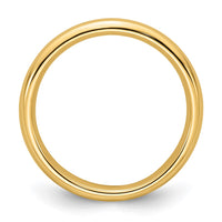 14KY 3mm Standard Comfort Fit Wedding Band Size 11.5