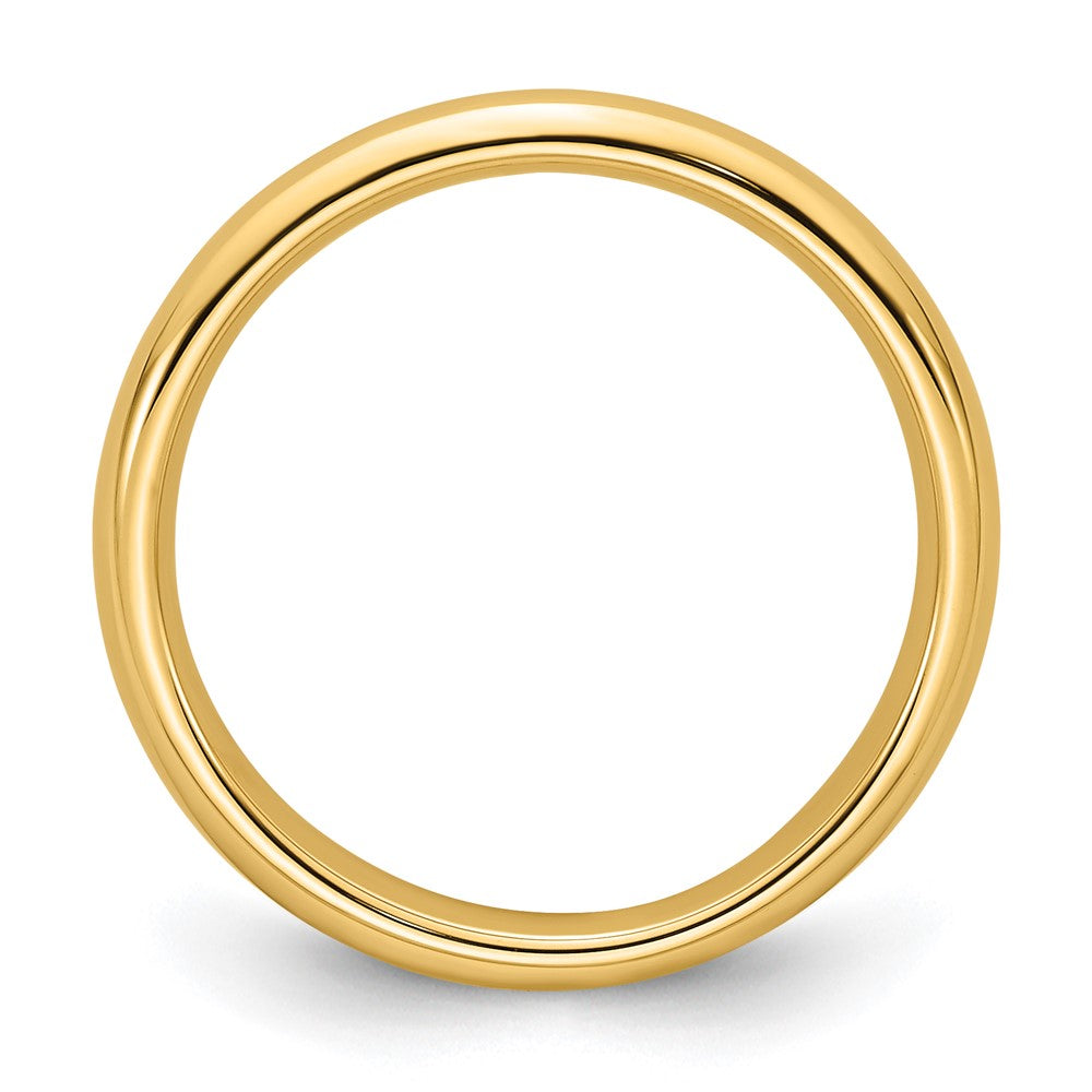14KY 3mm Standard Comfort Fit Wedding Band Size 6.5