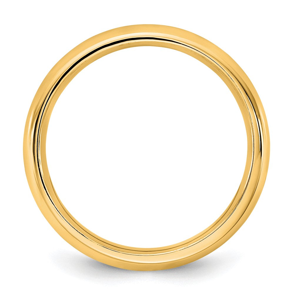 14KY 3.5mm Standard Comfort Fit Band Size 6