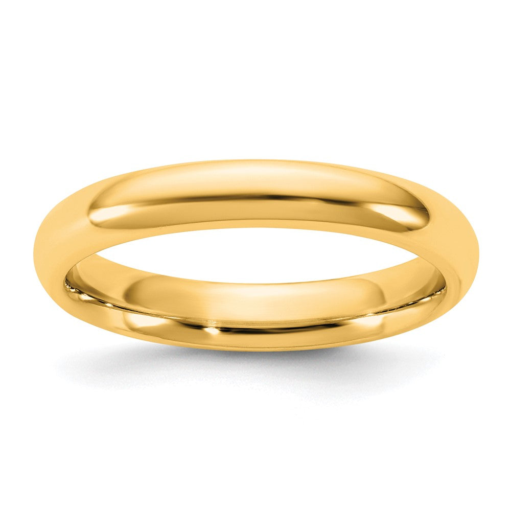 14KY 3.5mm Standard Comfort Fit Band Size 8