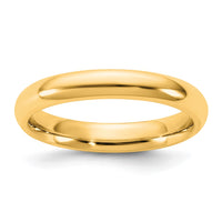 14KY 3.5mm Standard Comfort Fit Band Size 6