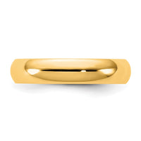 10KY 4.5mm Standard Comfort Fit Band Size 9.5