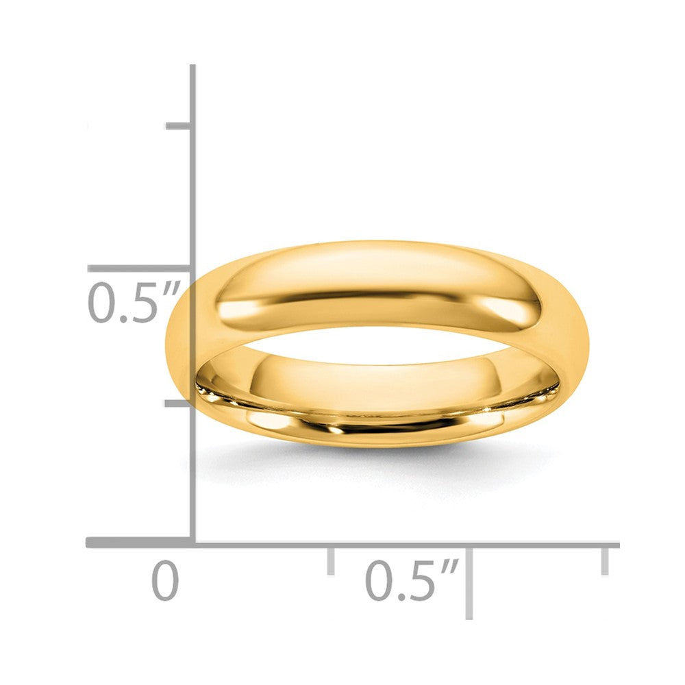 14KY 4.5mm Standard Comfort Fit Band Size 8.5