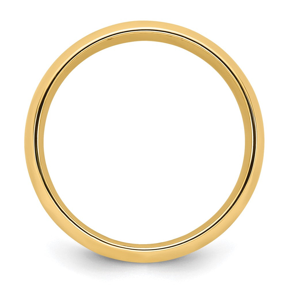 14KY 5mm Standard Comfort Fit Wedding Band Size 11.5