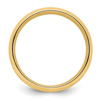 14KY 5mm Standard Comfort Fit Wedding Band Size 10