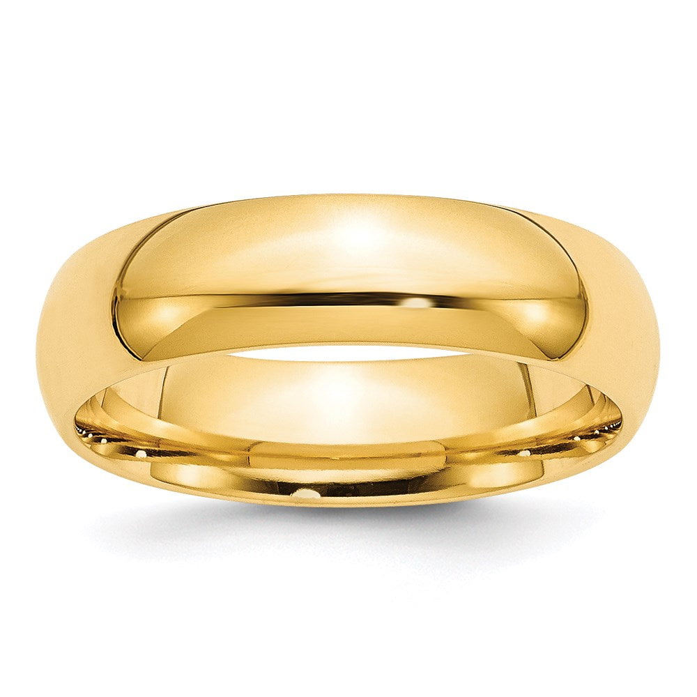 Sterling Silver/Gold-plated 6mm Comfort Fit Size 10.5 Band
