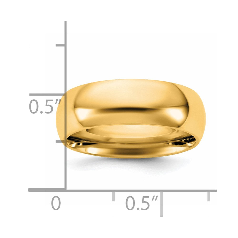 14KY 6.5mm Standard Comfort Fit Band Size 6.5